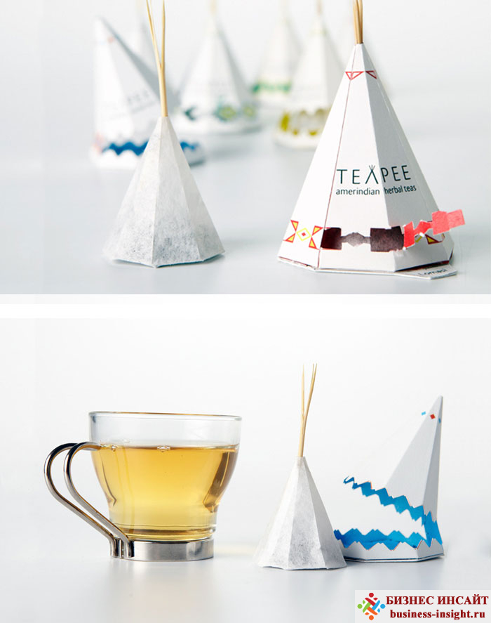 Креативные чайные пакетики Северная Америка