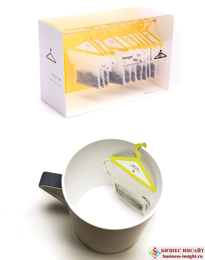 Креативные чайные пакетики Вешалка