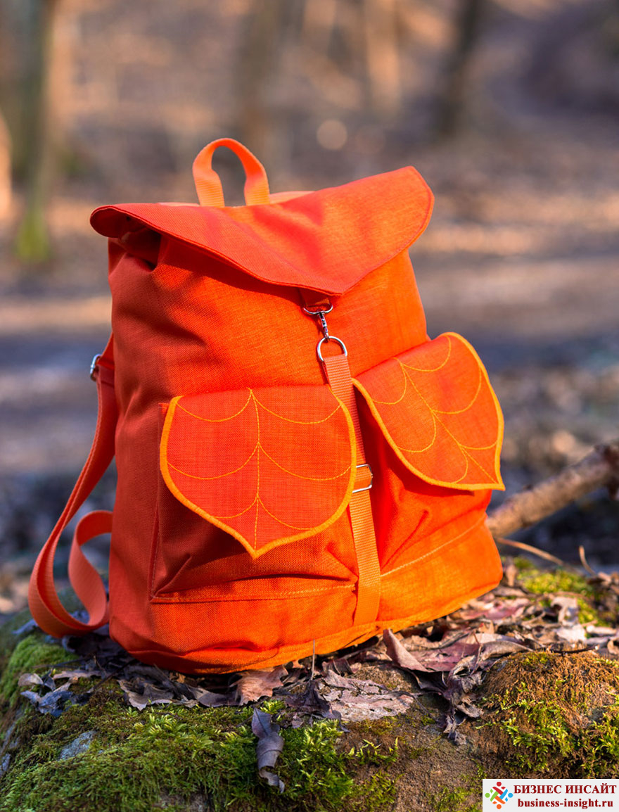 Рюкзаки и сумки в виде листьев