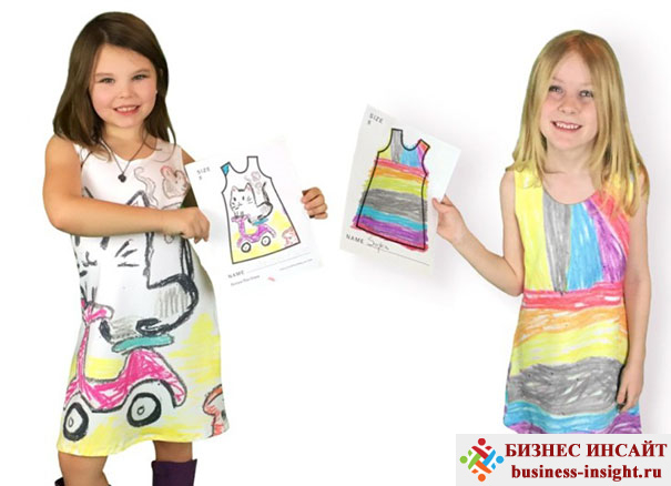 Пошив одежды по детскому рисунку