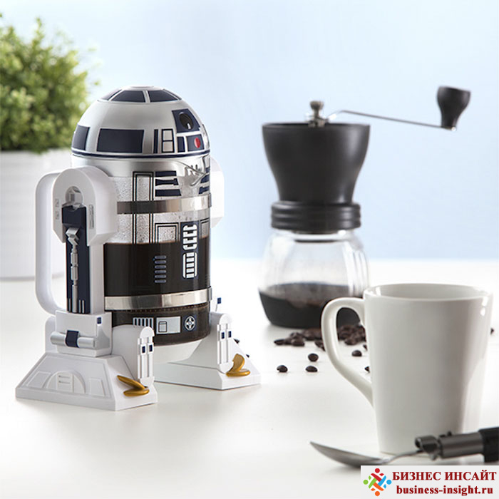 Кофейный (чайный) френч-пресс в виде робота R2-D2